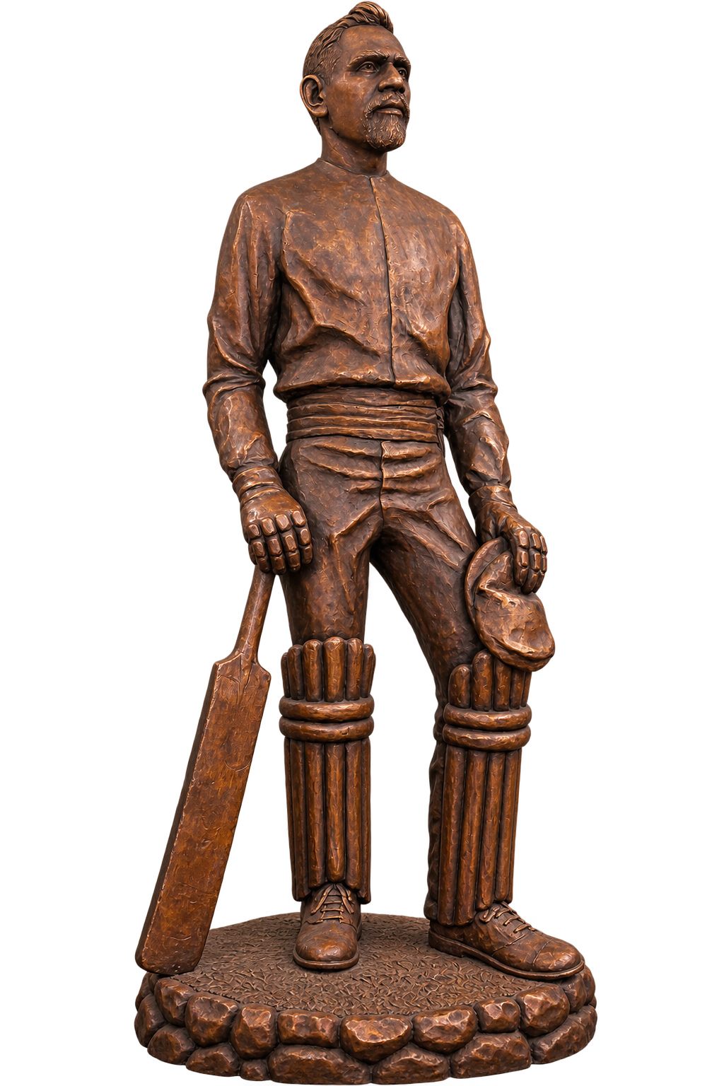The Johnny Mullagh memorial statue at Harrow